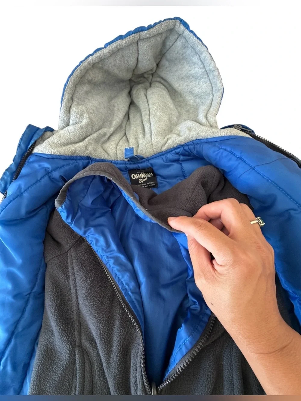 OshKosh B’gosh Toddler Boy 3-in-1 Heavyweight Winter Jacket Coat | Size 4T